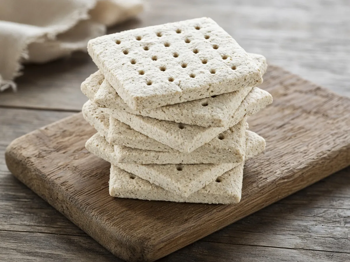 Hardtack (Ship Biscuits): A three-ingredient, long-keeping cracker of flour, water and salt — historically baked for voyages and emergency stores.